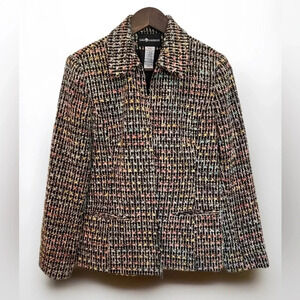 Vintage‎ Tweed Sag Harbor Multi-Colored Blazer Jacket